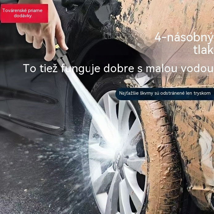 🚿🔥Posledný deň pre špeciálnu ponuku!🔥💧 Vysokotlaková vodná pištoľ: Vhodná na umývanie auta a záhradkárčenie, 10-krát vyšší tlak, viacero funkcií ⚡