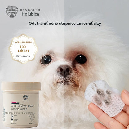 🐕🐈Čistiace obrúsky na škvrny od očí domácich zvierat 🔥Odstraňuje škvrny od sĺz🔥