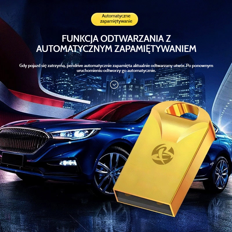 🔥🔥【32 GB】 Wysokiej jakości uniwersalny pendrive muzyczny do samochodu 【Zawiera 2500 piosenek popularnych + 100 filmów】