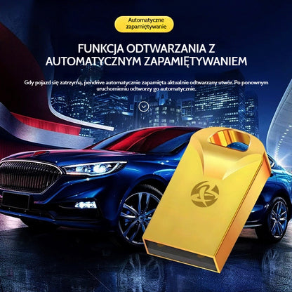 🔥🔥【32 GB】 Wysokiej jakości uniwersalny pendrive muzyczny do samochodu 【Zawiera 2500 piosenek popularnych + 100 filmów】