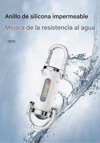 【Compra 1 y llévate 1 gratis】🔥Excelente venta🔥Linterna mini llavero superbrillante de 1200 lm, resistente al agua