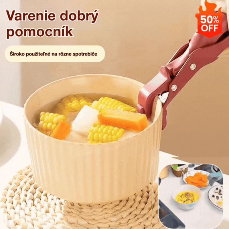 🔥Compra 1 y llévate 1 gratis🔥Pinza multifuncional antiescaldaduras para cuencos de cocina