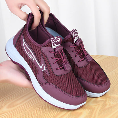 🤩🤩【36-41】2025 dámský nový styl pohodlné prodyšné neklouzavé sportovní boty jednoduché boty s měkkou podrážkou pro lidi středního a staršího věku