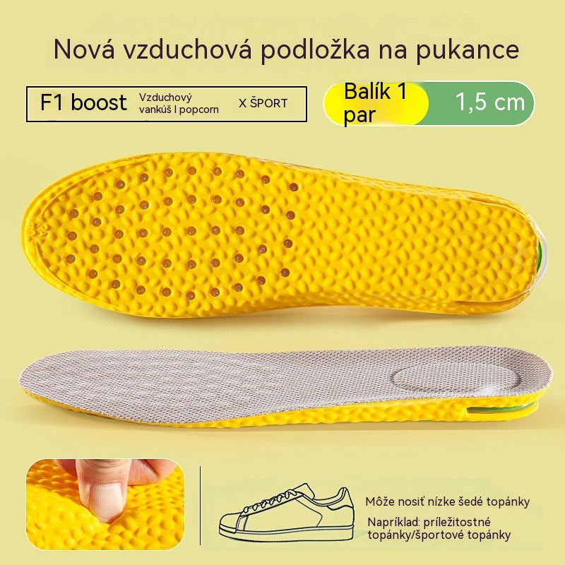 💥【Kúpte jeden a druhý dostanete zadarmo】Dva páry pohodlných vložiek so vzduchovým polstrovaním pre väčšiu výšku📈