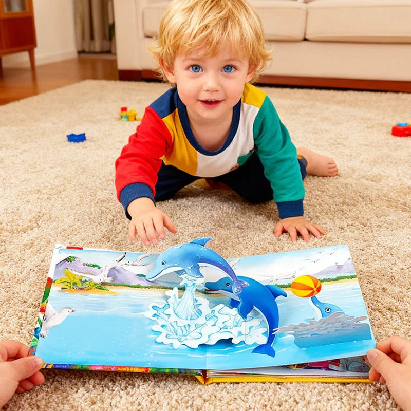 【Éxito de ventas 50% OFF】🎁🎁 Set de libros 3D de animales para niños