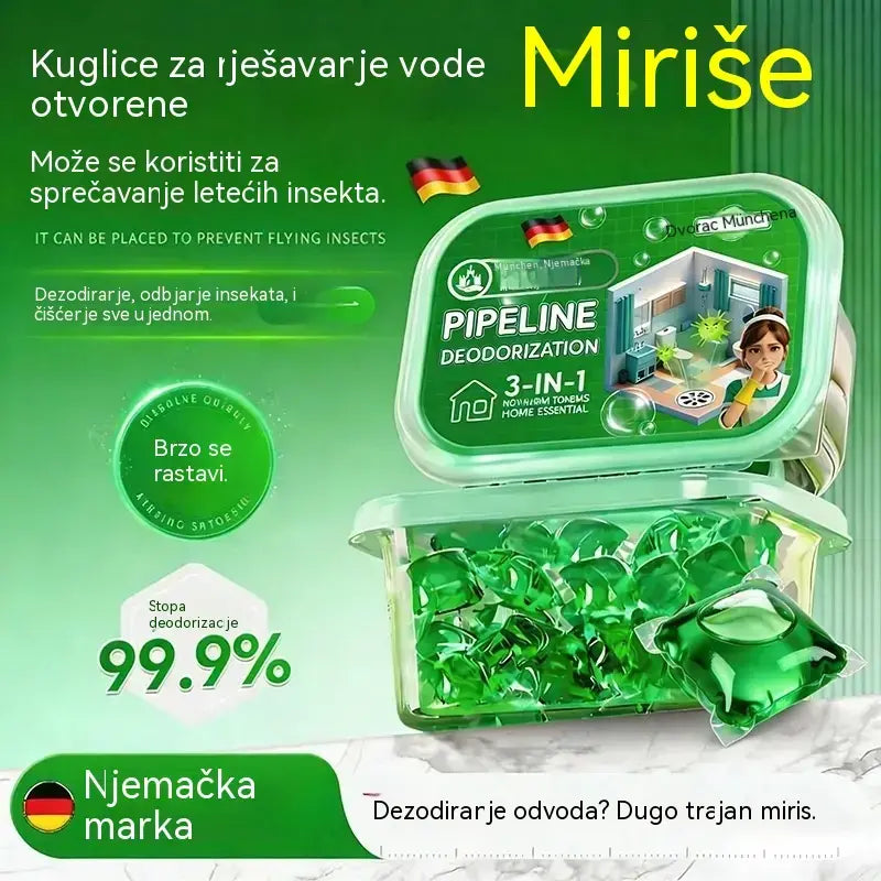 3 paquetes (150 comprimidos) por 25 € – 🔥🎉🎉. Cápsulas bioenzimáticas para eliminar los malos olores de los desagües.
