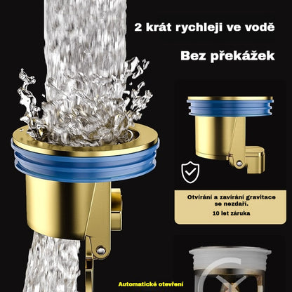 🔥Kupte 1, získejte 1 ZDARMA!🔥 Univerzální mosazná podlahová vpust s protizápachovým deodorizačním jádrem 🚿✨