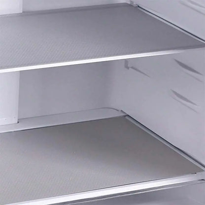 8 piezas por 27 euros-🧊🛡️ Protectores impermeables para estantes de refrigerador — Antideslizantes, fáciles de limpiar y aptos para contacto con alimentos — Mantén los estantes ordenados y frescos ✨