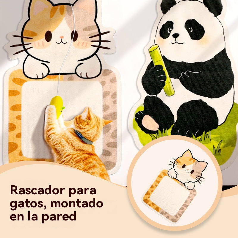 🏆【🔥Venta caliente】Rascador de pared para gatos que no requiere instalación - Rascador vertical Cube