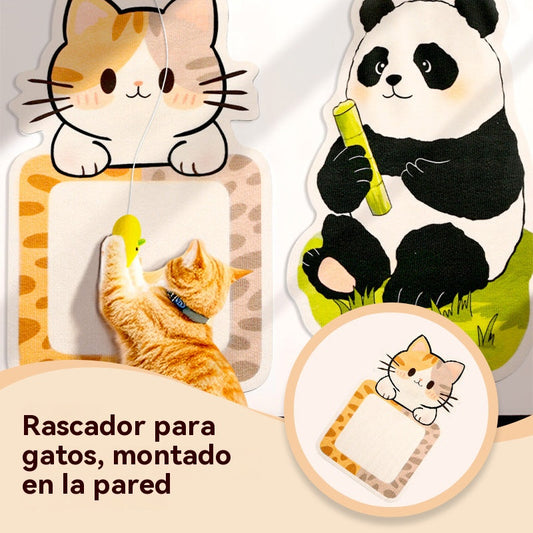 🏆【🔥Venta caliente】Rascador de pared para gatos que no requiere instalación - Rascador vertical Cube