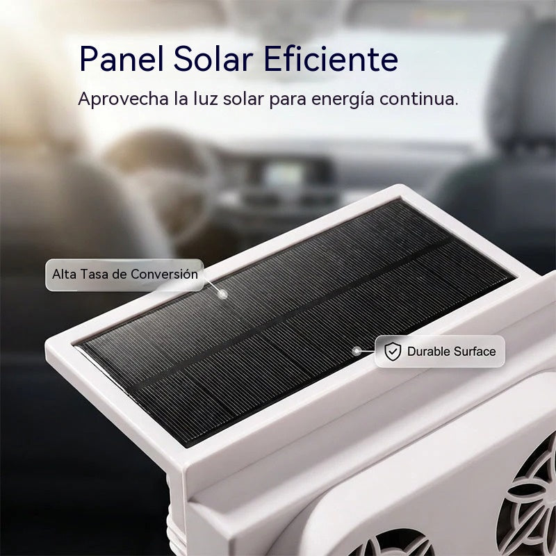 50%OFF🌀Ventilador para coche alimentado por energía solar
