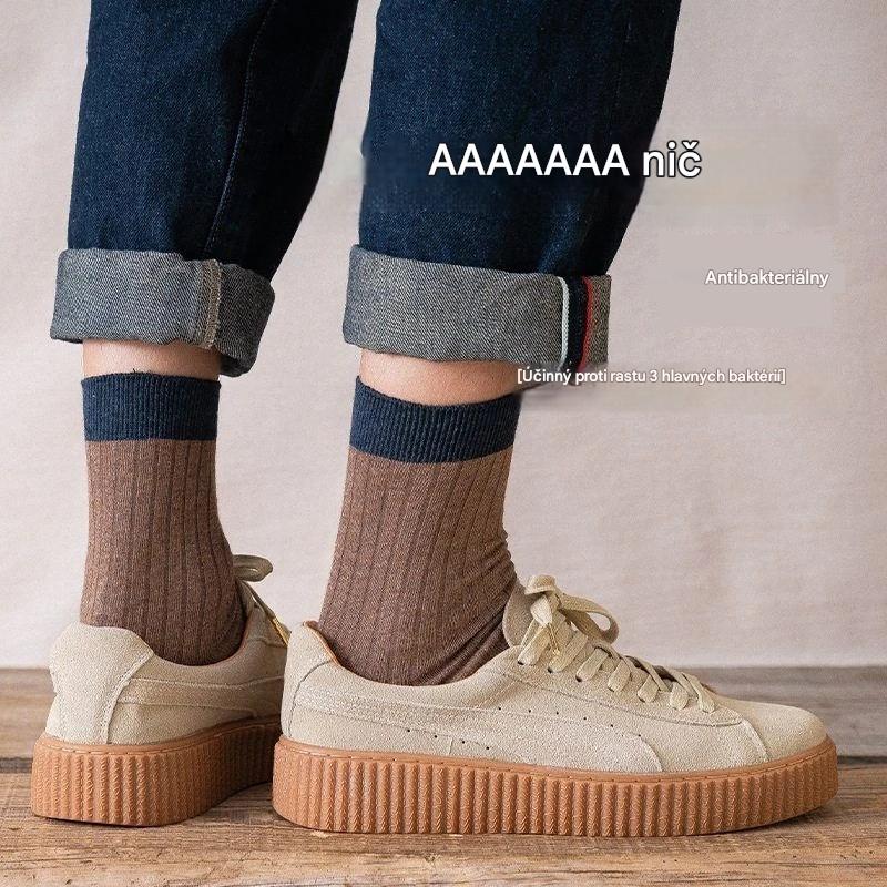 🧦🧦【Kúpte 10 kusov a získajte 10 kusov zadarmo】Pánske teplé dezodoračné ponožky absorbujúce pot