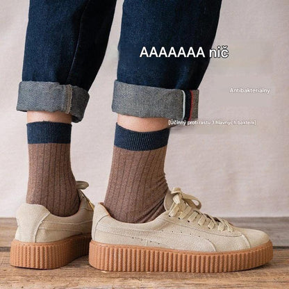 🧦🧦【Kúpte 10 kusov a získajte 10 kusov zadarmo】Pánske teplé dezodoračné ponožky absorbujúce pot