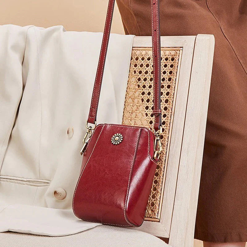 🔥👜[Časovno omejena promocija] 💖2026 nova mini večnamenska modna torba za čez ramo iz pravega usnja, majhna in izvrstna