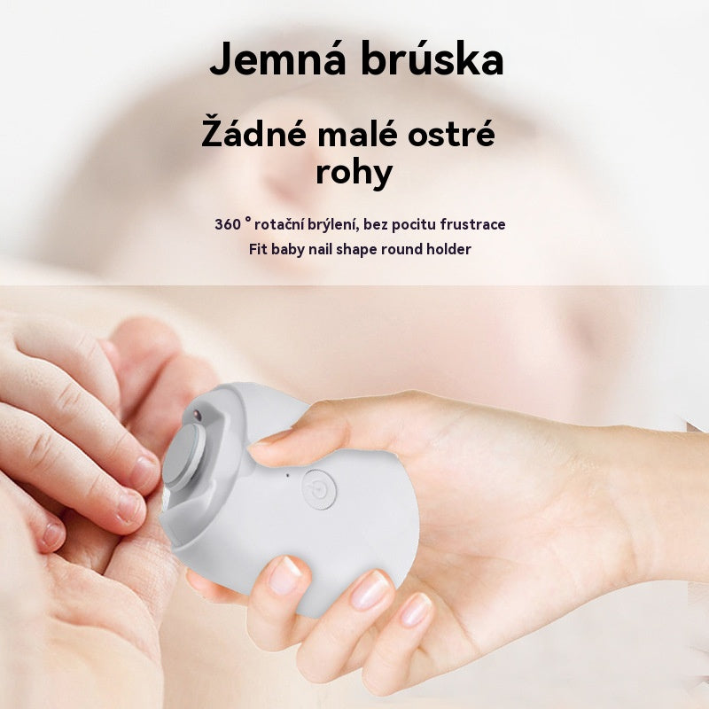 💅 Kupte 1 kus a získejte 1 zdarma! ✨ Automatický pilník na nehty (1 kus) pro bezpečnou a šetrnou péči o nehty 👶🔧