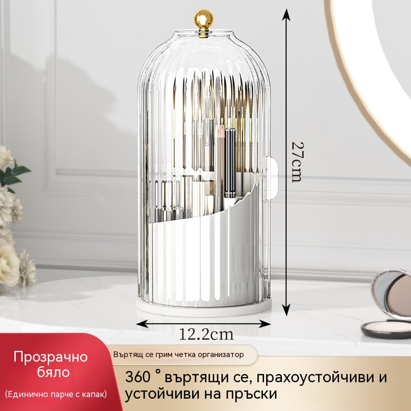 50% отстъпка! 🏡 Държач за четка за зъби с плъзгащ се капак – хигиеничен дизайн, без капки и пестящ място 🚿