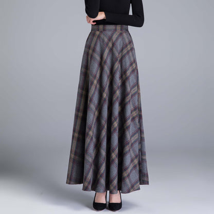 👗💖【Promoción】🔥【Tallas M-3XL】Falda de lana gruesa para otoño e invierno