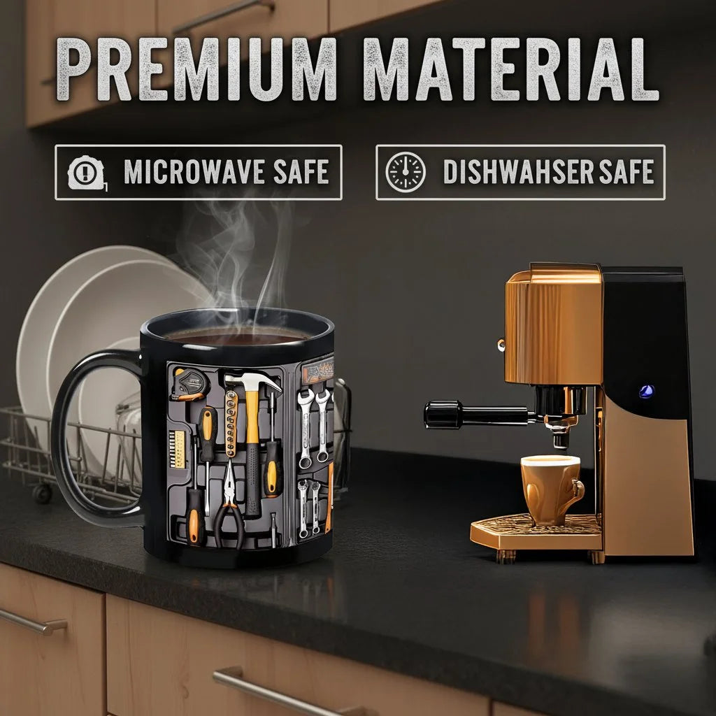 🔥 El Último Éxito de 2026: ☕ La Taza Definitiva del Kit de Herramientas del Mecánico