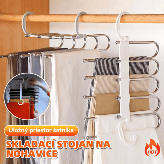 🔥Kúpte 1 a získajte 1 zadarmo🔥Domáci multifunkčný teleskopický skladací viacvrstvový úložný stojan na nohavice