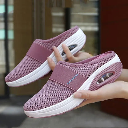 👡🛒【Nový produkt za zníženú cenu】💖🎁【Veľkosti 35-43】Tenisky z dutej sieťoviny 2026 so vzduchovým odpružením a vysokou elasticitou pre neúnavnú chôdzu