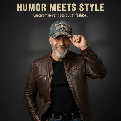 🧢Klub starých chlapů – Retro baseballová čepice