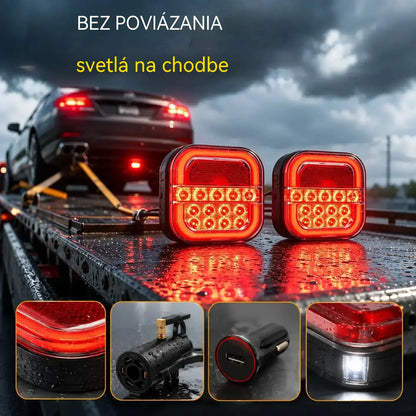 🚦【Univerzálne 12 V / 24 V】🚦 LED svetlo na príves