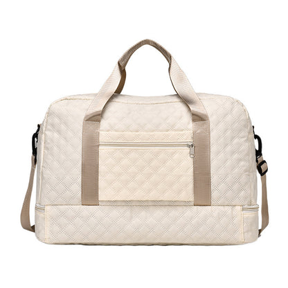 🔥 Elegante bolsa de viaje de gran capacidad con diseño de separación para uso húmedo y seco, adecuada para yoga y fitness