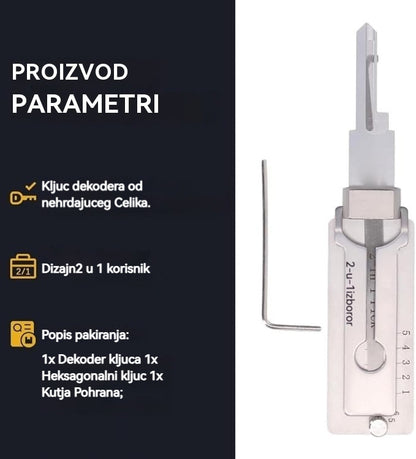 🔐Posebne ponude ovog tjedna🔑 - 49% popusta🔥Dekoder ključeva od nehrđajućeg čelika