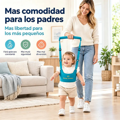 👶🍼 Arnés de Aprendizaje para Caminar | Correa 2 en 1 para Bebés, Cómoda, Transpirable y Anticaídas