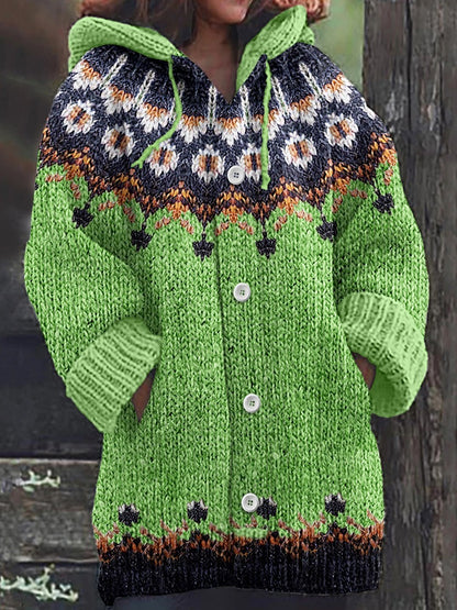 🥰Nový pohodlný retro sveter kardigan 3818554