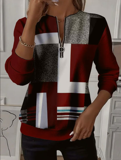 🔥【📢📢Sleva 49 %!!】【S-3XL】2026 Mikina s dlouhým rukávem a raglánovým potiskem