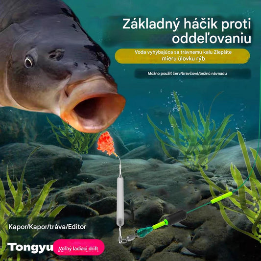 🎣🎣【5 kusov】🔥【Horúci predaj】Súprava reverznej spodnej rybárskej šnúry, protivisiaci spodný rybársky háčik