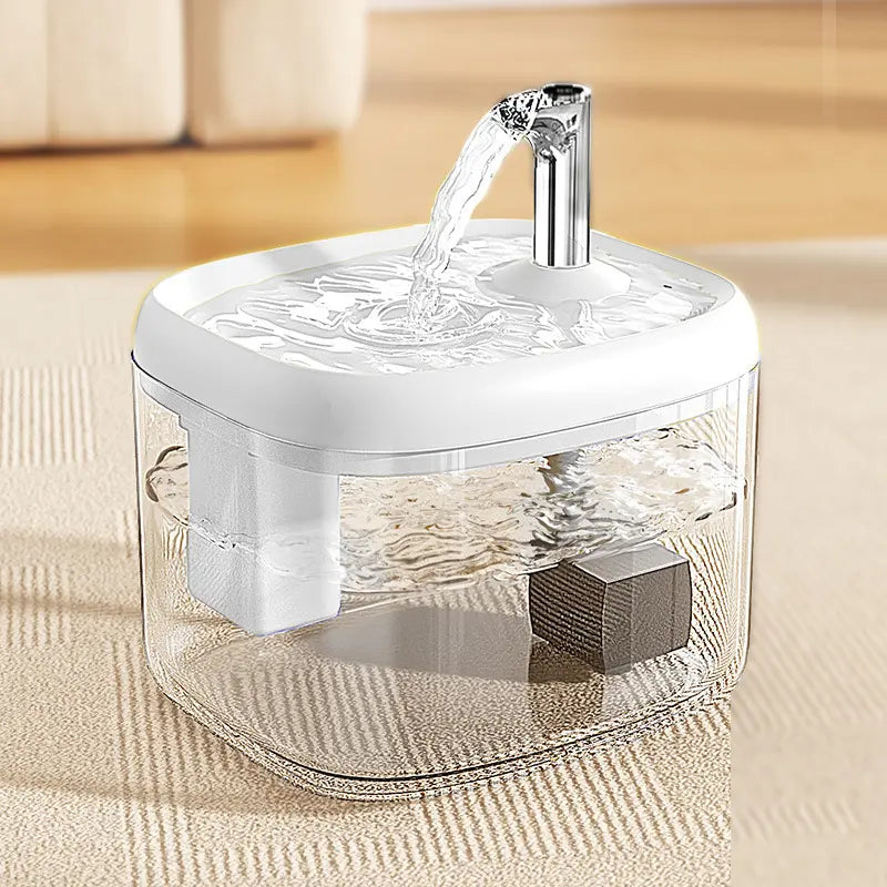 Dispensador de agua para mascotas ilent con cuenco de PET apto para alimentos 🐾 Agua fresca, fluida y perfecta para bebedores exigentes ✨