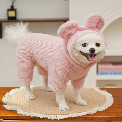 🧸【Compra 1 y recibe 1 gratis】【0.5-10kg】🧸 Abrigo cálido para perros y gatos – suave, adorable y con orejitas