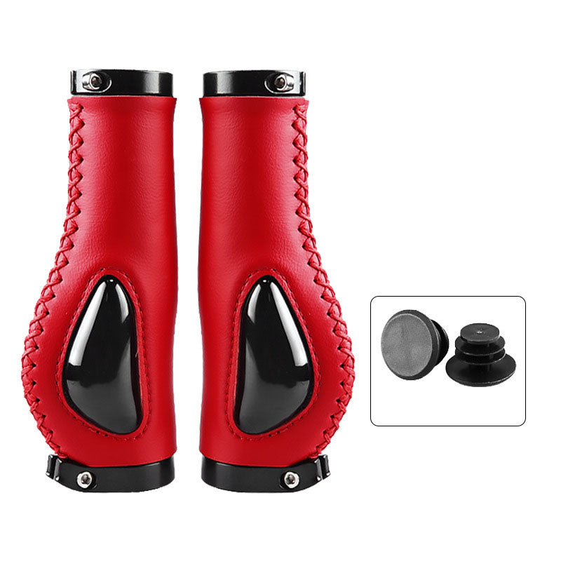 【50% ZNIŻKI】Ergonomiczne chwyty rowerowe z podparciem dłoni, skrzydełkowy kształt, podwójna blokada i amortyzujące TPR