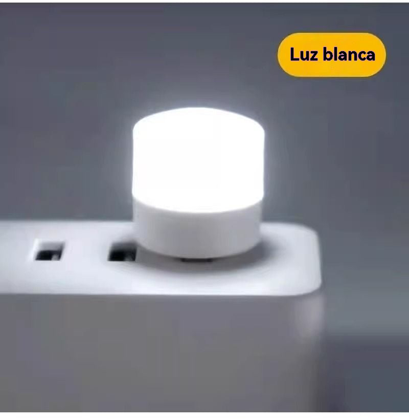 💡【10 artículos】Luz de noche USB creativa, lámpara de mesa pequeña con protección ocular inalámbrica para dormitorio, adornos decorativos enchufables, luz de noche de ambiente