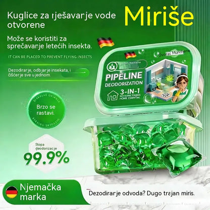 2 pakiranja (100 tableta) za 24 € – 🔥🎉🎉. Bio-enzimske kapsule za uklanjanje neugodnih mirisa iz odvoda.