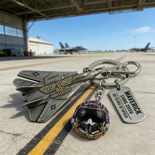 Llavero del 40.º aniversario de Top Gun