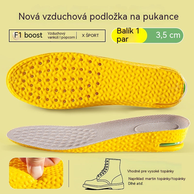 💥【Kúpte jeden a druhý dostanete zadarmo】Dva páry pohodlných vložiek so vzduchovým polstrovaním pre väčšiu výšku📈