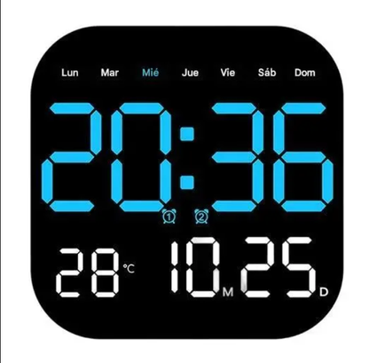 🕰️ ¡Más de 50.000 unidades vendidas! 🛏️ ¡50% de descuento por tiempo limitado! Reloj digital para el hogar y la oficina: un despertar suave, ¡di adiós a las alarmas molestas!