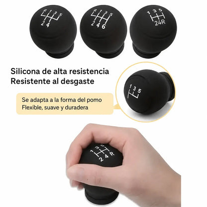 5 piezas 25€✨ Dale un nuevo estilo a tu coche con esta funda de silicona para la palanca de cambios 🚘