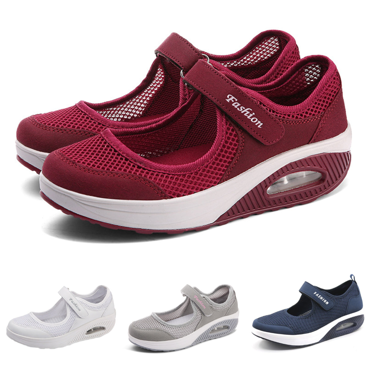 👟💨【Пускане на пазара на нов продукт на специална цена】【35-43】Нови удобни обувки с мрежеста въздушна възглавница