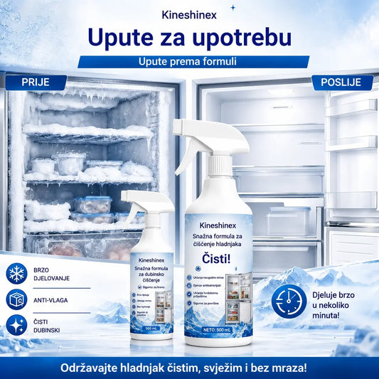 🔥【2 boce za 24 eura】❄️ Novi sprej za odmrzavanje (verzija 2026) 🧡 Brzo uklanja mraz iz zamrzivača