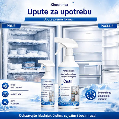 🔥【2 boce za 24 eura】❄️ Novi sprej za odmrzavanje (verzija 2026) 🧡 Brzo uklanja mraz iz zamrzivača