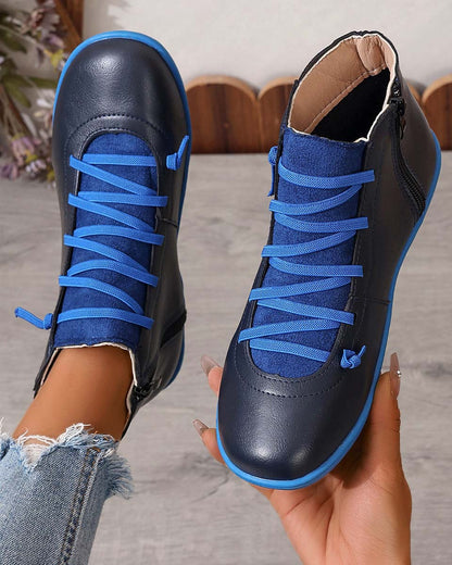 [35–43] Ženski gležnjarji za prosti čas, večje velikosti, udobni za hojo.