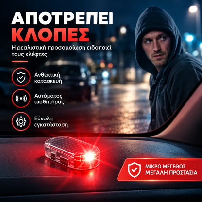 [Paquete de 2] 🚨 Luz de advertencia antirrobo para coche con energía solar