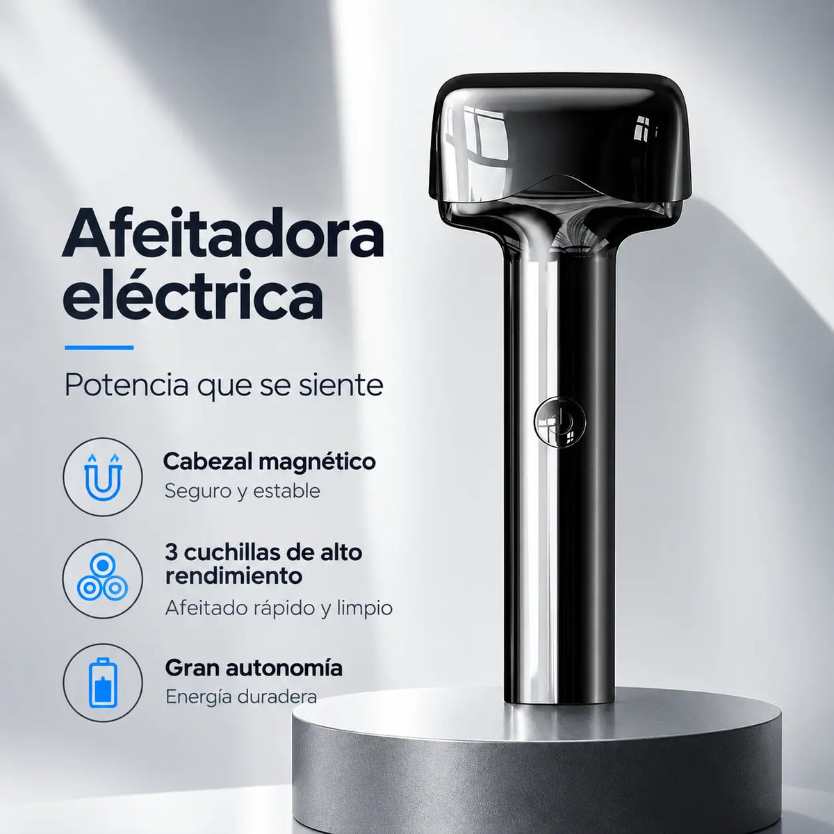 🪒 ¡50 % de descuento por tiempo limitado! ⚡ Afeitadora eléctrica de láminas recargable para hombre: para un afeitado suave; portátil y silenciosa 🧔