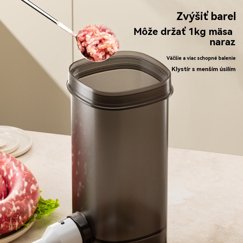 🌭Manuálna plnička klobás na domáce použitie