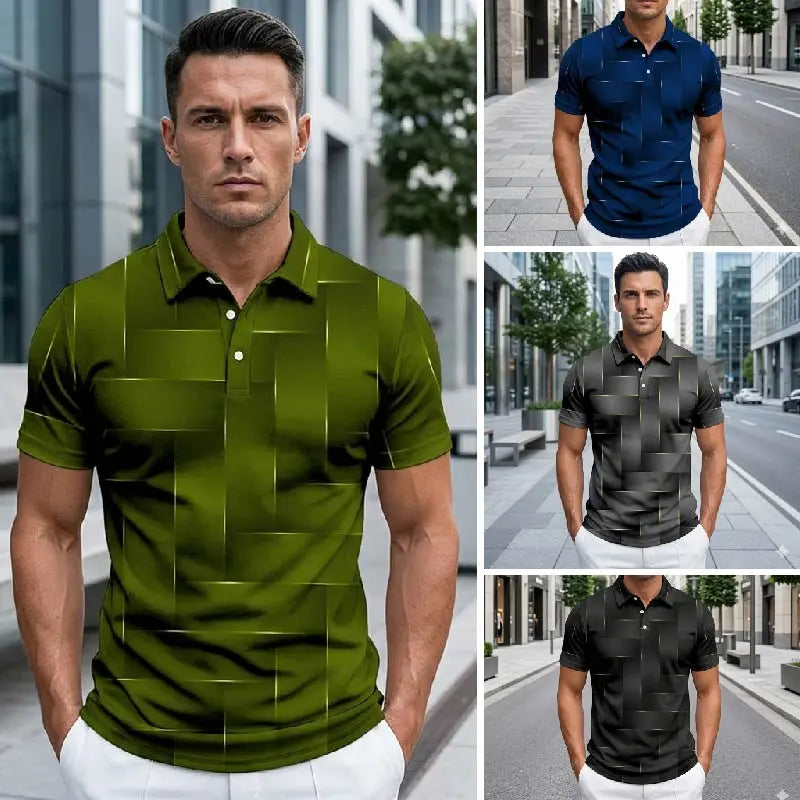 Polo para hombre S–5XL – transpirable, estilo 2026 | -50%