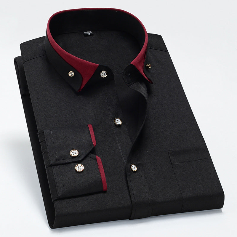 【S-4XL】👕2024 nové priedušné pánske pracovné košele na voľný čas  3732011
